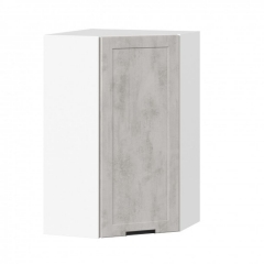 Шкаф кухонный угловой 600 высокий Джамис ЛД 296.620.000.033 Белый Белый камень